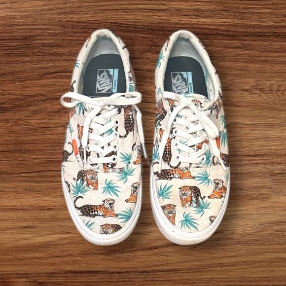 Vans Mens Discovery Comfycush Era Project Cat Multicolor Tiger Sneakers Size 11 - Picture 3 of 7